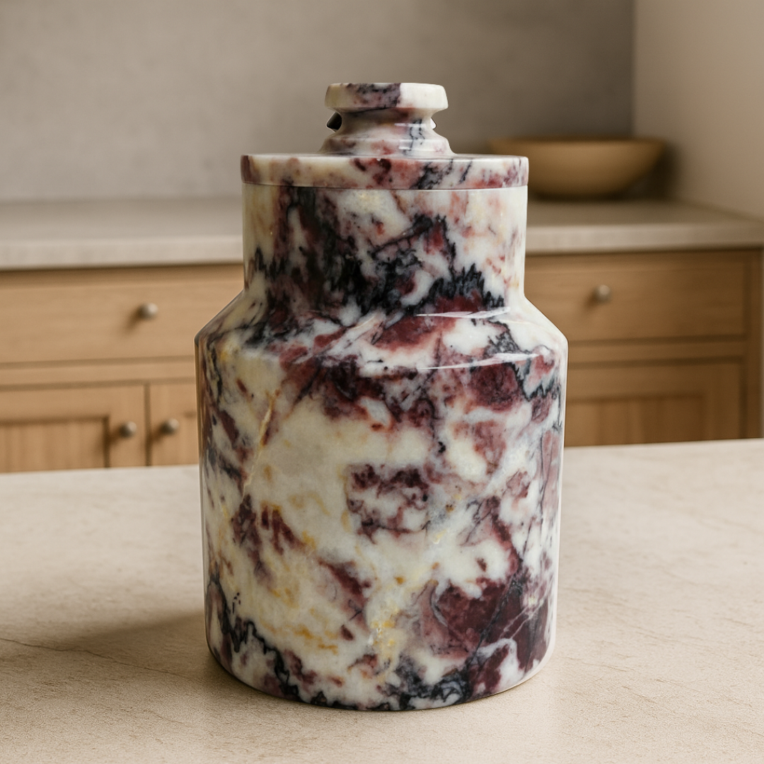 Timeless Jar - Red & White