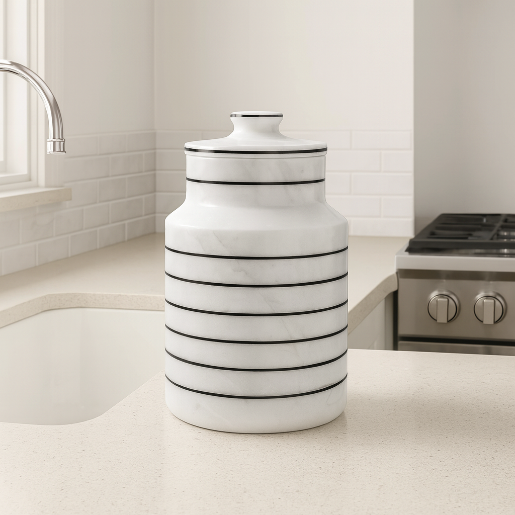 Pinstripe Jar