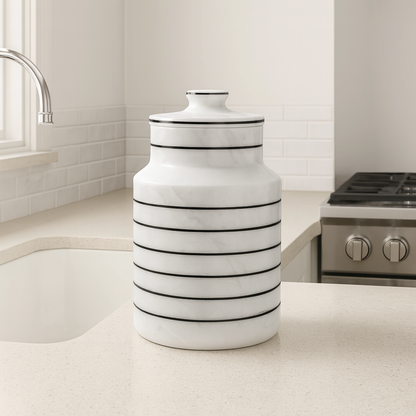 Pinstripe Jar