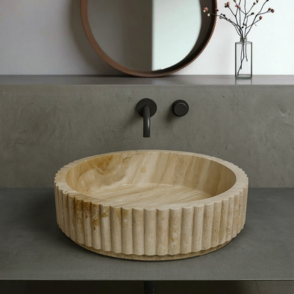 Aska Vira Sink - Travertine