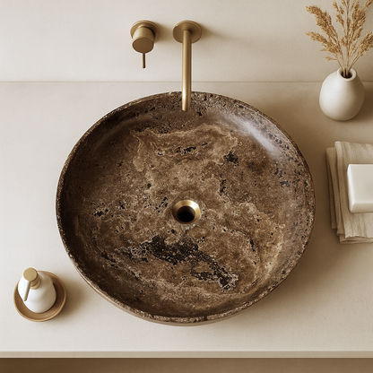Cymbal Sink - Brown