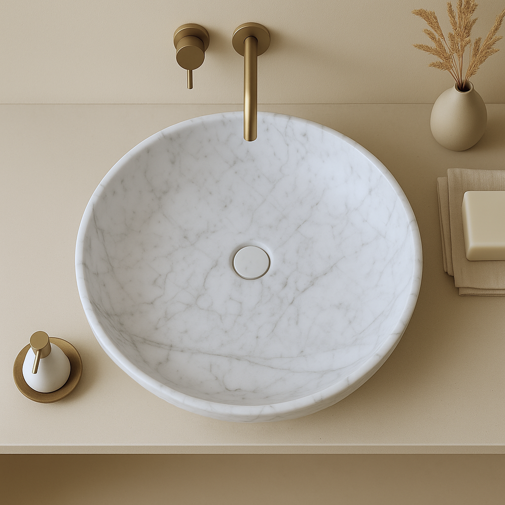 Cymbal Sink - Calacatta