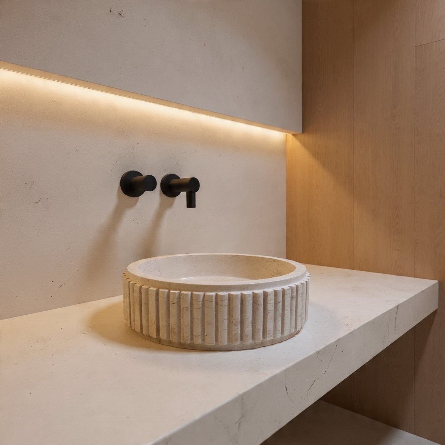 Stator Sink - Cheetah White