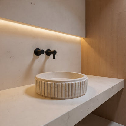 Stator Sink - Cheetah White