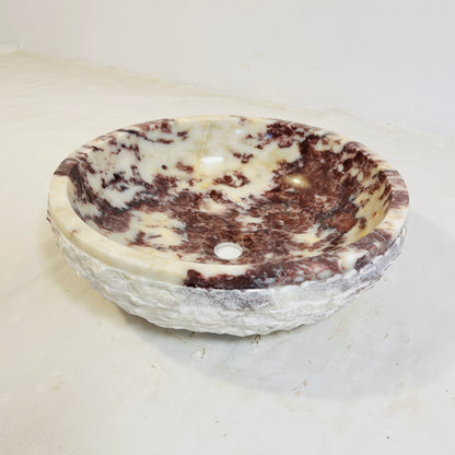 Bowl Sink - Red & White