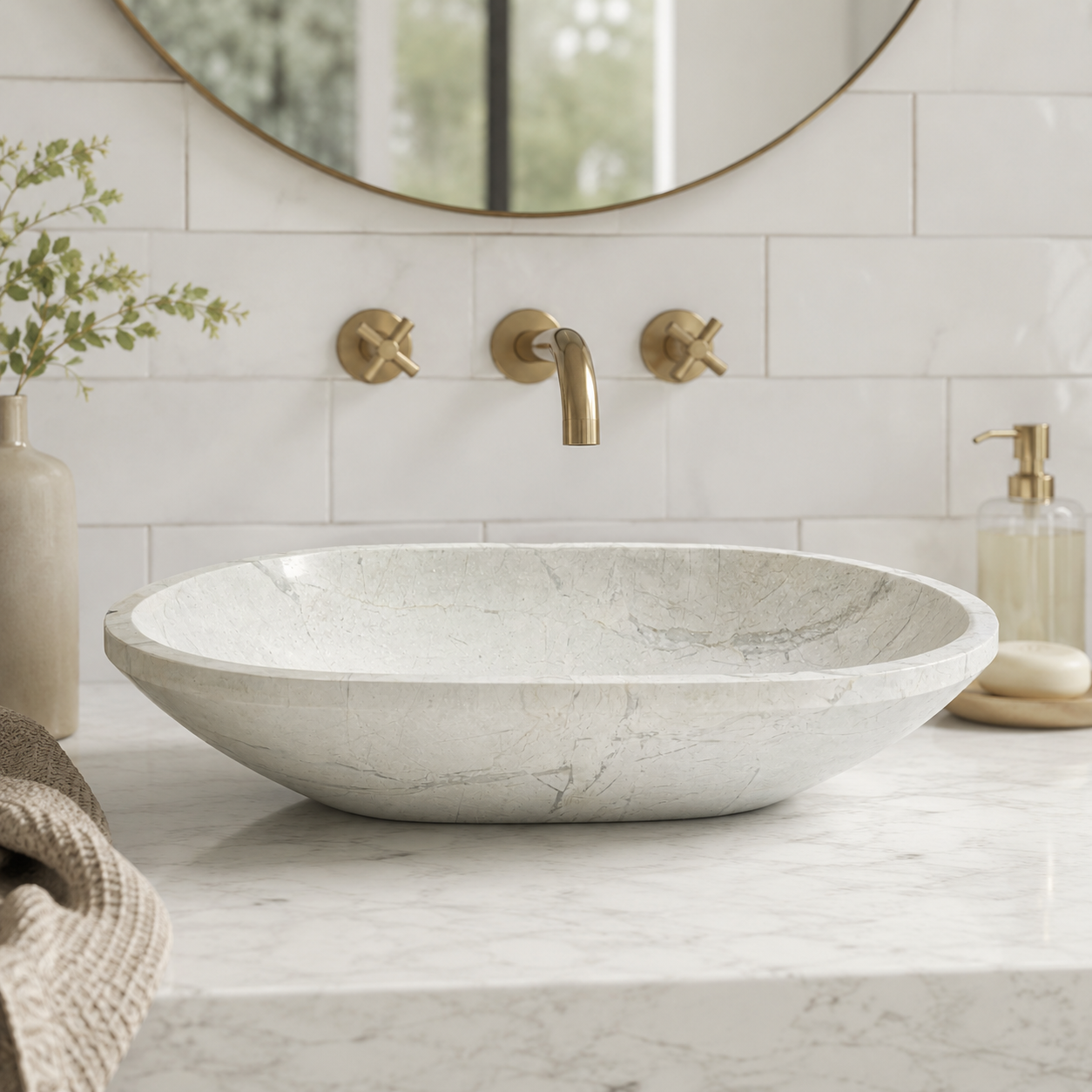 Ellipsoid Basin - White