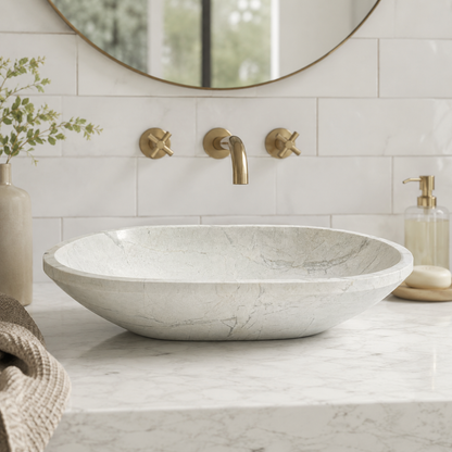 Ellipsoid Basin - White