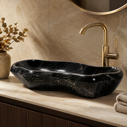 Marquina Contour Sink - Black