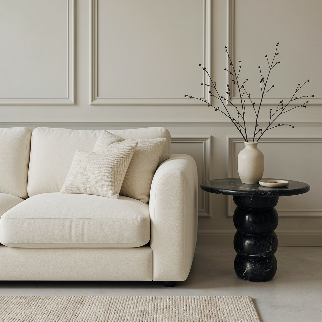 Driftstone Round Table - Black