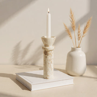 Torch Candle Stand - Gold