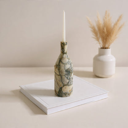 Bottle Candle Stand - Green