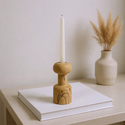 Tamper Candle Stand - Beige