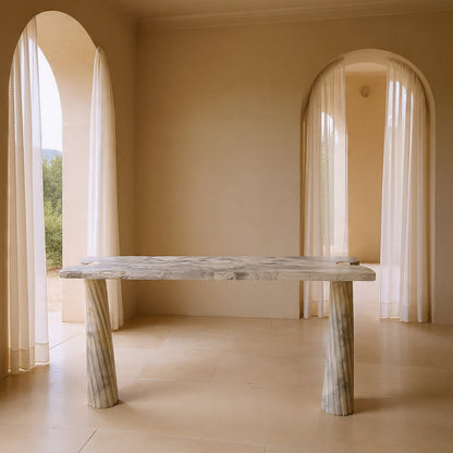 Grey Marble Console Table
