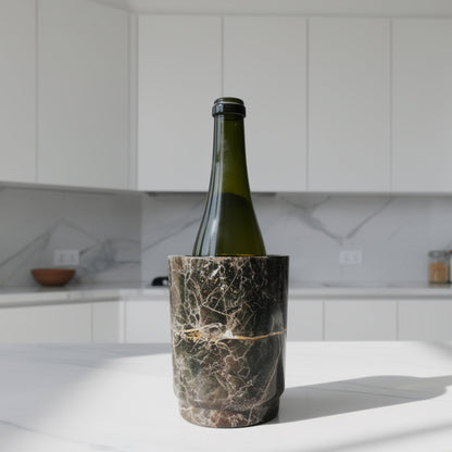 Marble Bottle Holder - Black