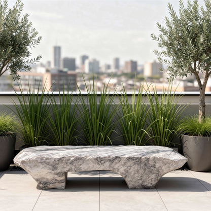 Stone Drift Bench - Gray