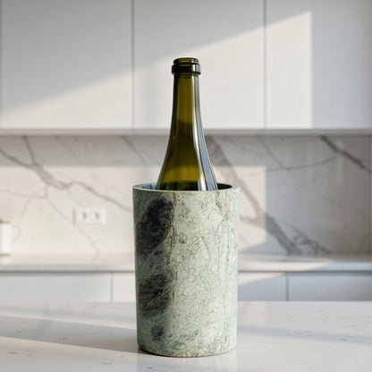 Marble Bottle Holder - Green