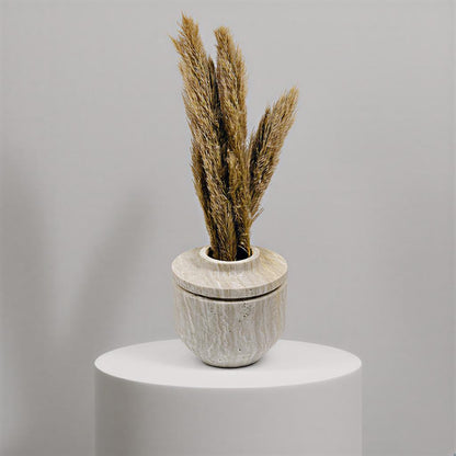 Assorted Vase - Travertine