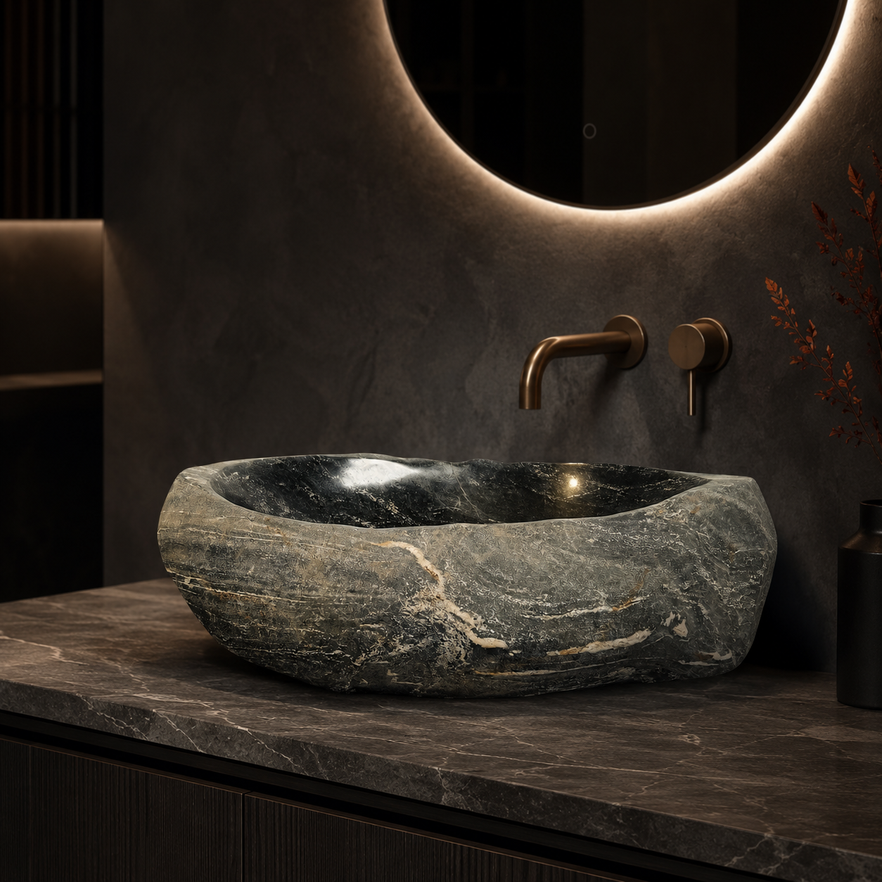 Ash & Edge Basin - Riverstone