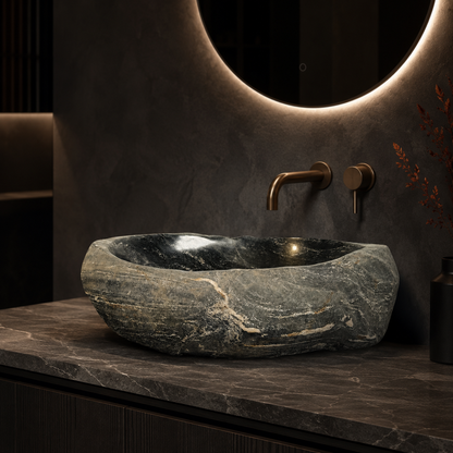 Ash & Edge Basin - Riverstone