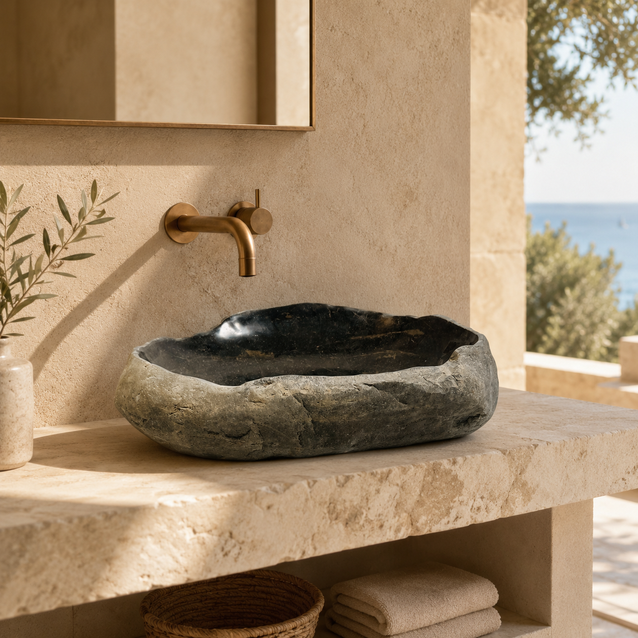 Crag & Coal Vessel Sink - Riverstone