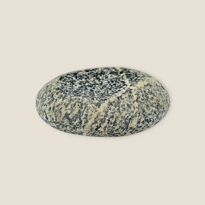 White Dotted Soap Dish - Riverstone