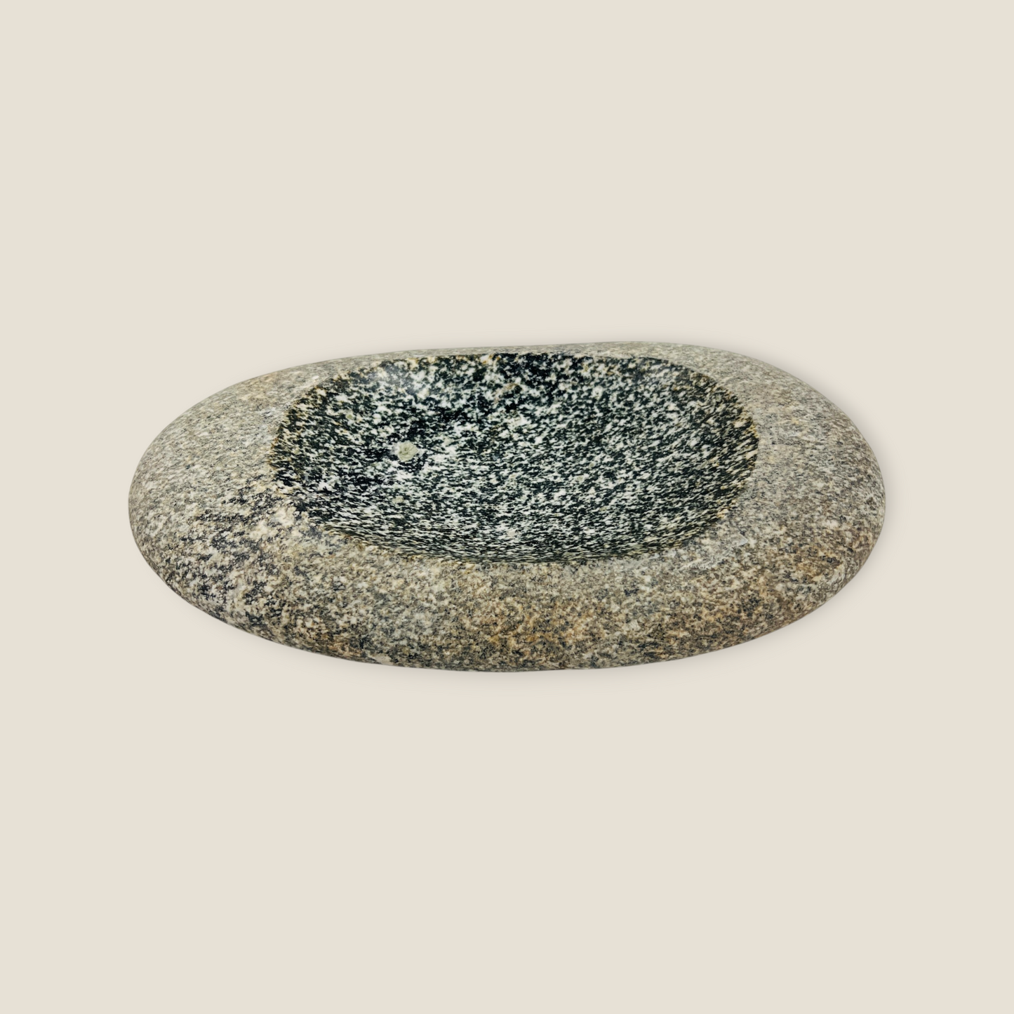 Pebble Spotted Soap Dish - Riverstone