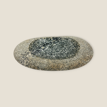 Pebble Spotted Soap Dish - Riverstone
