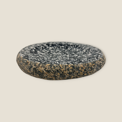 White Speckled Soap Dish - Riverstone