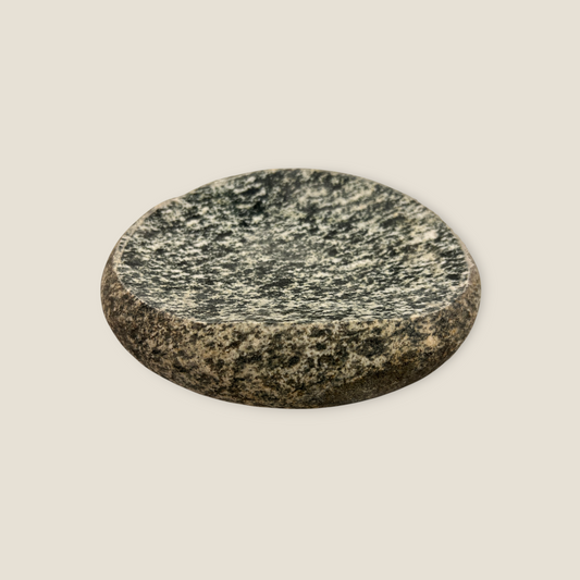 Peppered Spotted Soap Dish - Riverstone