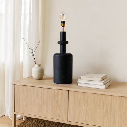 Bottleneck Table Lamp - Black
