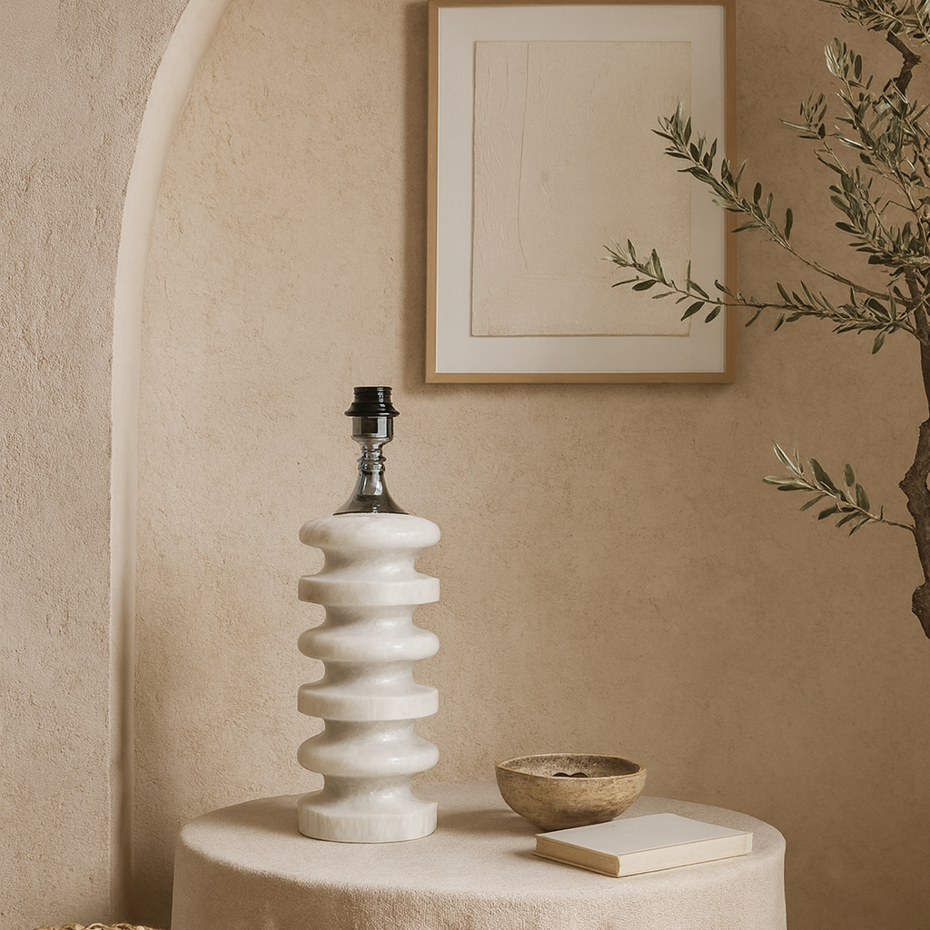 Vertebrae Table Lamp - Gray