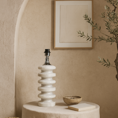 Vertebrae Table Lamp - Gray