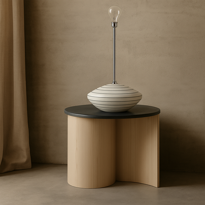 Resort Table Lamp - Pinstripe