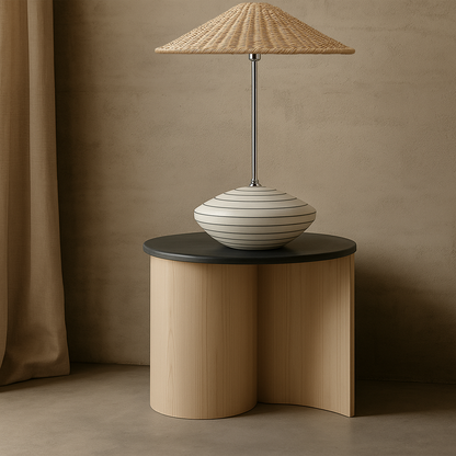Resort Table Lamp - Pinstripe