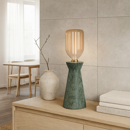 Funnel Table Lamp - Green