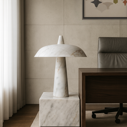 Domed Spire Lamp - Cheetah White