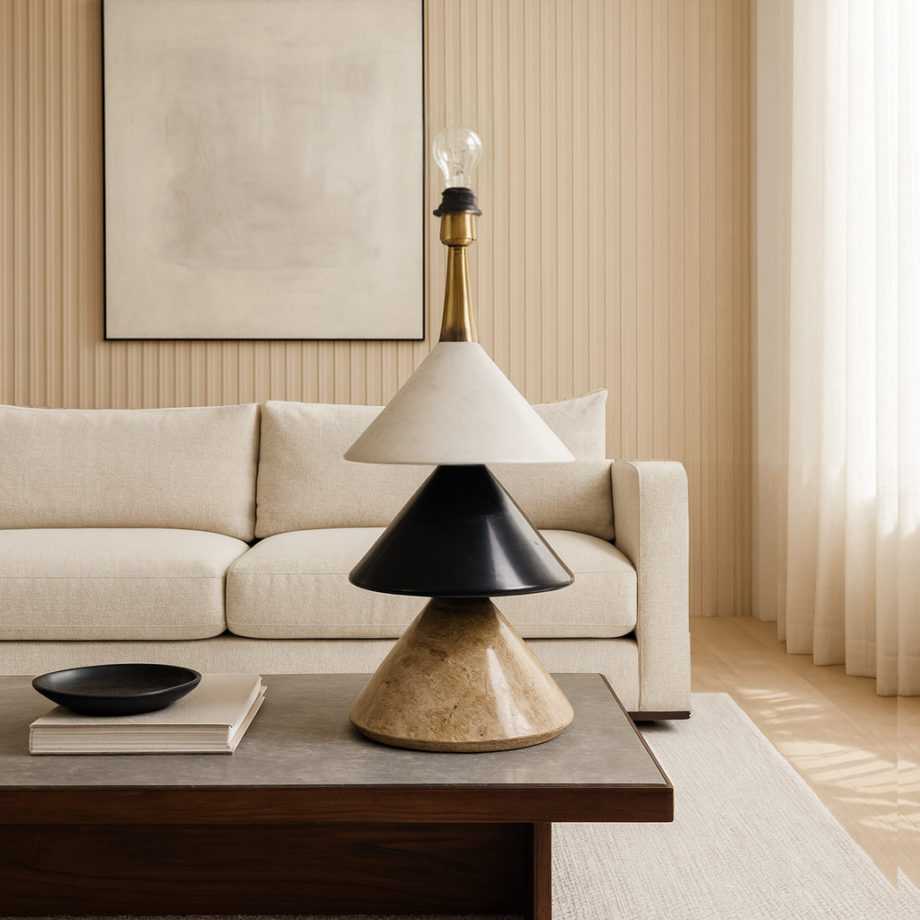 Tiered Cone Lamp