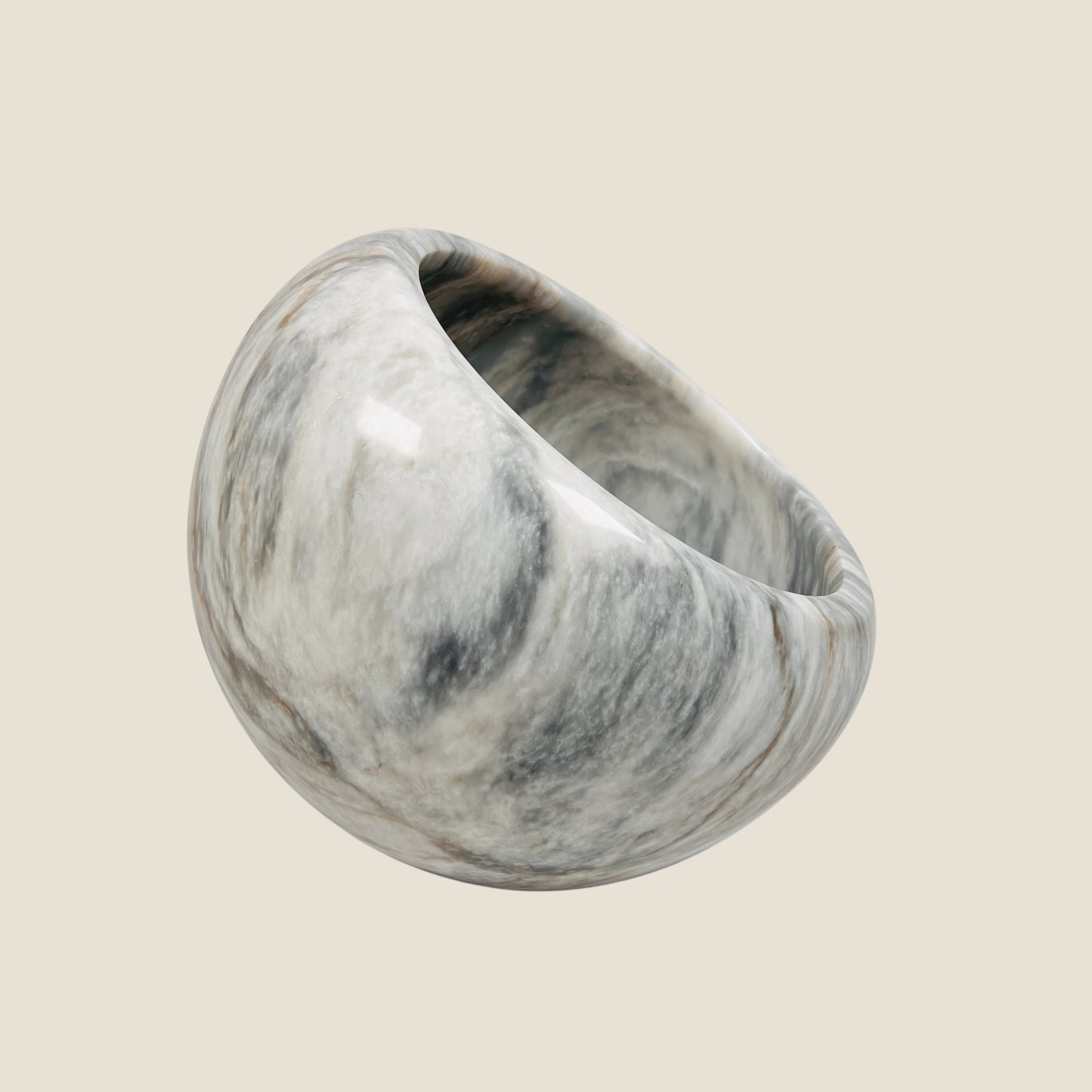 Bowl Lamp - Gray