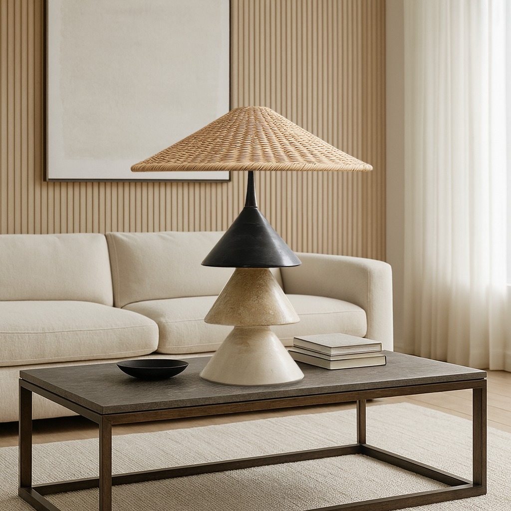 Tiered Cone Lamp