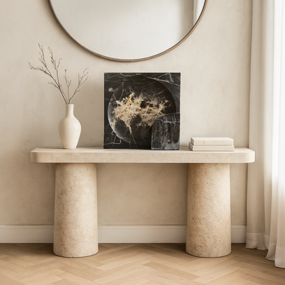 Eclipse Table Lamp - Black & Gold