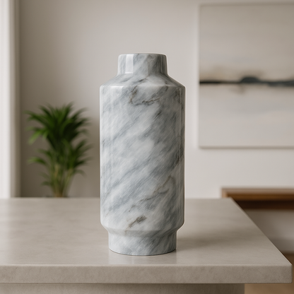 Cylindrical Vase - Gray