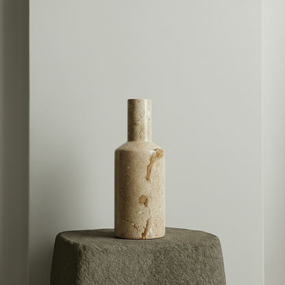 Bottled Vase - Beige