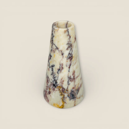Funnel Vase - Red & White