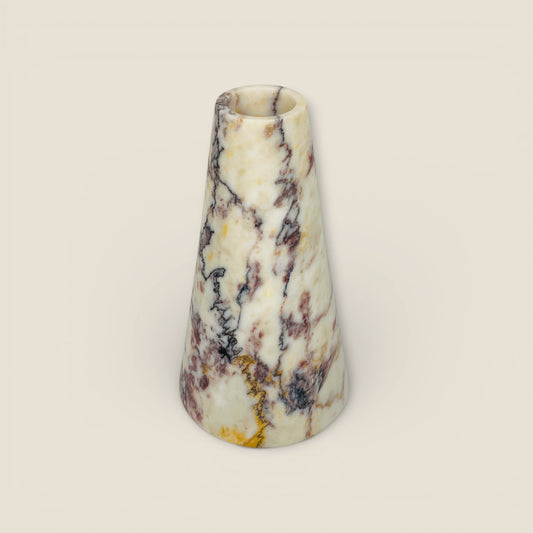 Funnel Vase - Red & White