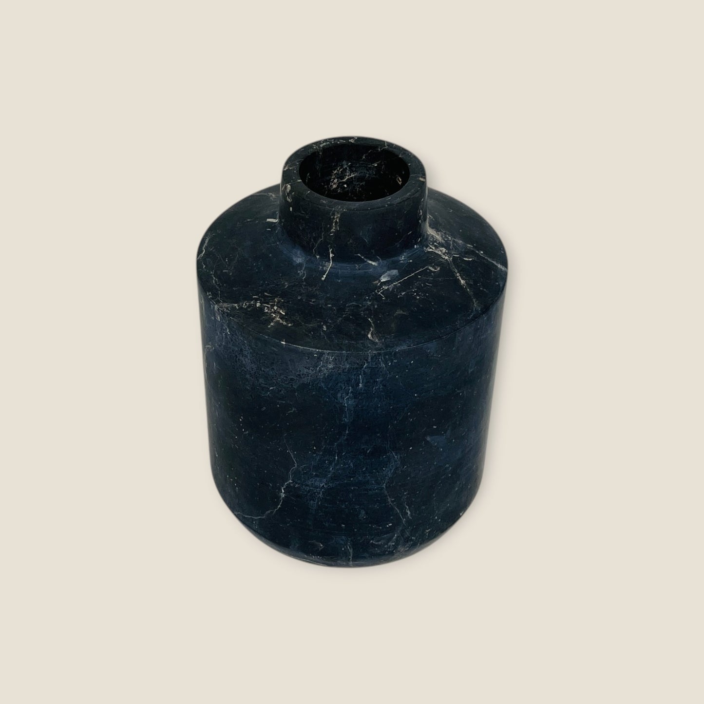 Wide Bottom Vase - Black