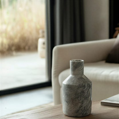 Bottled Vase - Gray