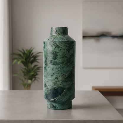 Cylindrical Vase - Green