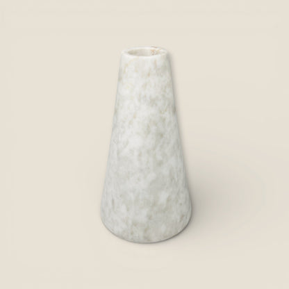 Funnel Vase - Cheetah White