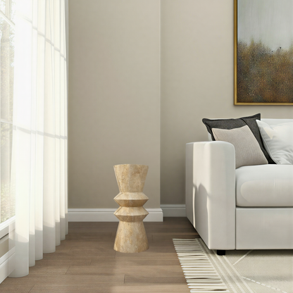 Pristine Vase - Travertine