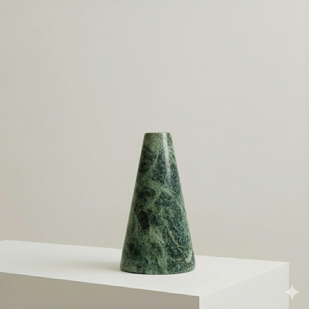 Funnel Vase - Green
